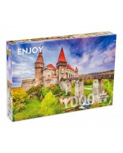 Puzzle Enjoy din 1000 de piese - Castelul Corvinilor, Hunedoara -1